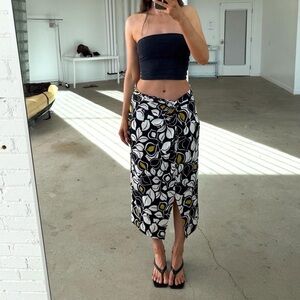 Anthropologie Sheila Floral Boho Midi Skirt